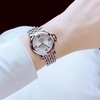 Set đồng hồ nữ chính hãng Roberto Era RE2025 dây kim loại silver mặt xà cừ size 30mm
