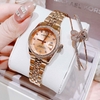 Đồng Hồ Nữ Roberto Era Dây Thép Vàng Hồng Viền Đá Size 28mm Roberto Era RE120