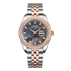 Đồng Hồ Nam Carnival 8131G2-CH-DK Automatic Dây Demi Vàng Hồng Mặt Xà Cừ Xám Size 40mm