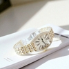 Đồng hồ nữ chính hãng Roberto Era RE0213 dây kim loại màu vàng gold, mặt đồng hồ oval size 36mm