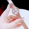 Đồng hồ nữ chính hãng Roberto Era RE2902 màu vàng hồng mặt trắng viền đá size 28mm