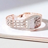 Đồng hồ nữ chính hãng Roberto Era RE0215 dây kim loại màu vàng hồng, mặt đồng hồ oval size 36mm