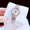 Đồng hồ nữ chính hãng Roberto Era RE2900 màu demi vàng hồng mặt trắng viền đá size 28mm