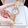 Set đồng hồ nữ chính hãng Roberto Era RE084 dây da vàng size 32mm, kèm bộ dây kim loại và phụ kiện