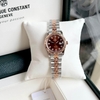 Đồng Hồ Nữ Carnival 8131L-CH-N Demi Vàng Hồng Mặt Nâu Size 30mm Quartz Japan