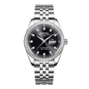 Đồng Hồ Nam Carnival 8131G2-VT-D Automatic Dây Thép Bạc Mặt Đen Size 40mm