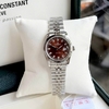 Đồng Hồ Nữ Carnival 8131L-VT-N Dây Thép Bạc Mặt Nâu Size 30mm Quartz Japan