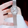 Đồng hồ nữ chính hãng Roberto Era RE2904 màu bạc mặt trắng viền đá size 28mm