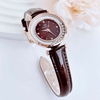 Đồng hồ nữ chính hãng Roberto Era RE0849 dây da nâu mặt đá chảy size 32mm vỏ rose gold