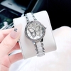 Đồng hồ nữ chính hãng Roberto Era màu bạc silver đá ceramic trắng size 32mm RE5680 - Mặt đồng hồ họa tiết bướm