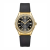Đồng Hồ Nữ Carnival 8173L2 Dây Cao Su Đen Đính Đá Gold Size 34mm Quartz Japan Carnival 8173L2-VV-DCS-D
