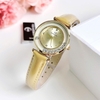 Đồng hồ nữ chính hãng Roberto Era RE084 dây da vàng mặt đá chảy size 32mm vỏ vàng gold