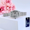 Đồng hồ nữ chính hãng Roberto Era RE0210 dây kim loại silver, mặt đồng hồ oval size 36mm