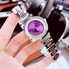 Set đồng hồ nữ chính hãng Roberto Era RE0848 dây da tím vỏ silver size 32mm, kèm bộ dây kim loại và phụ kiện