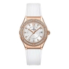 Đồng Hồ Nữ Carnival 8173L2 Dây Cao Su Trắng Đính Đá Rose Size 34mm Quartz Japan Carnival 8173L2-VH-DCS-T1