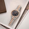 Đồng Hồ Nam Carnival 8239G-CH-DK Automatic Demi Vàng Hồng Mặt Xà Cừ Xám Size 38mm Chính Hãng