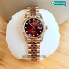 Đồng Hồ Nữ Carnival 8250L-VH-N Màu Vàng Hồng Mặt Nâu Socola Size 30mm Quartz Japan