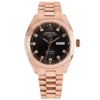 Đồng Hồ Nam Carnival Datejust 8907G Dây Thép Vỏ Rose Gold 40mm