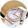 Đồng Hồ Nữ Carnival 8168L2 Dây Cao Su Trắng Mặt Trắng Đính Đá Rose Size 34mm Quartz 8168L2-VH-DCS-T1