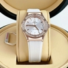 Đồng Hồ Nữ Carnival 8168L2 Dây Cao Su Trắng Mặt Trắng Đính Đá Rose Size 34mm Quartz 8168L2-VH-DCS-T1