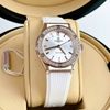 Đồng Hồ Nữ Carnival 8168L2 Dây Cao Su Trắng Mặt Trắng Đính Đá Rose Size 34mm Quartz 8168L2-VH-DCS-T1