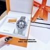 Đồng Hồ Nữ Davena 60089 Chính Hãng Mặt Báo Xoay Vỏ Silver 39mm
