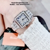 Đồng Hồ Davena Nữ - Davena 61151 Silver Kim Xanh 30mm Chính Hãng
