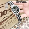 Đồng Hồ Nữ Davena 61216 Dây Mesh Sọc Đen 38mm Chính Hãng