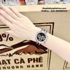 Đồng Hồ Nữ Davena 61216 Dây Mesh Sọc Đen 38mm Chính Hãng