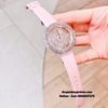 Đồng Hồ Nữ Davena 32091 Chính Hãng Dây Da Hồng Vỏ Rose 39mm