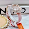 Đồng Hồ Nữ Davena 32091 Chính Hãng Dây Da Hồng Vỏ Rose 39mm