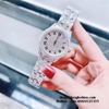 Đồng Hồ Davena Nữ 60181 Màu Bạc Đính Đá Chính Hãng 37mm