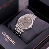 Đồng Hồ Nam Carnival 8105G Tự Động Mặt Xám Vỏ Silver Size 40mm