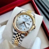 Đồng Hồ Nam Carnival 8131G Dây Thép Vỏ Demi Gold White 41mm Chính Hãng