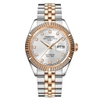 Đồng Hồ Nam Carnival 8131G Dây Thép Vỏ Demi Rose White 41mm Chính Hãng