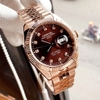 Đồng Hồ Nam Carnival 8131G Dây Thép Vỏ Rose Gold Brown 41mm Chính Hãng