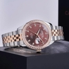 Đồng Hồ Nam Carnival 8131G2-CH-N Automatic Dây Thép Demi Vàng Hồng Mặt Nâu Size 40mm