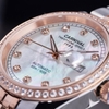 Đồng Hồ Nam Carnival 8131G2-CH-TK Automatic Dây Demi Vàng Hồng Mặt Xà Cừ Trắng Size 40mm