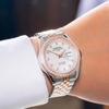 Đồng Hồ Nam Carnival 8131G2-CH-TK Automatic Dây Demi Vàng Hồng Mặt Xà Cừ Trắng Size 40mm