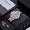 Đồng Hồ Nam Carnival 8131G2-CH-TT Automatic Dây Thép Demi Vàng Hồng Mặt Thiên Thạch Size 40mm