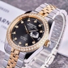 Đồng Hồ Nam Carnival 8131G2-CV-D Automatic Dây Thép Demi Vàng Mặt Đen Size 40mm
