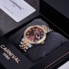 Đồng Hồ Nam Carnival 8131G2-CV-N Automatic Dây Thép Demi Vàng Mặt Nâu Size 40mm