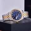 Đồng Hồ Nam Carnival 8131G2-CV-X Automatic Dây Thép Demi Vàng Mặt Xanh Navy Size 40mm