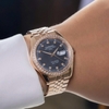 Đồng Hồ Nam Carnival 8131G2-VH-DK Automatic Dây Vàng Hồng Mặt Xà Cừ Xám Size 40mm