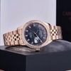 Đồng Hồ Nam Carnival 8131G2-VH-DK Automatic Dây Vàng Hồng Mặt Xà Cừ Xám Size 40mm