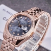 Đồng Hồ Nam Carnival 8131G2-VH-DK Automatic Dây Vàng Hồng Mặt Xà Cừ Xám Size 40mm