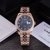 Đồng Hồ Nam Carnival 8131G2-VH-DK Automatic Dây Vàng Hồng Mặt Xà Cừ Xám Size 40mm