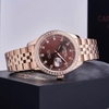 Đồng Hồ Nam Carnival 8131G2-VH-N Automatic Dây Thép Vàng Hồng Mặt Nâu Size 40mm