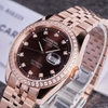 Đồng Hồ Nam Carnival 8131G2-VH-N Automatic Dây Thép Vàng Hồng Mặt Nâu Size 40mm