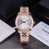 Đồng Hồ Nam Carnival 8131G2-VH-T Automatic Dây Thép Vàng Hồng Mặt Trắng Size 40mm